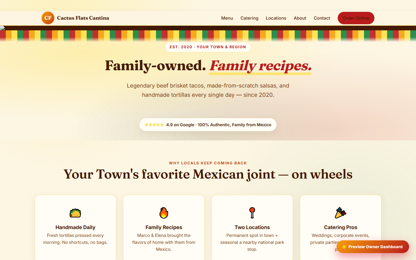Cactus Flats Cantina preview